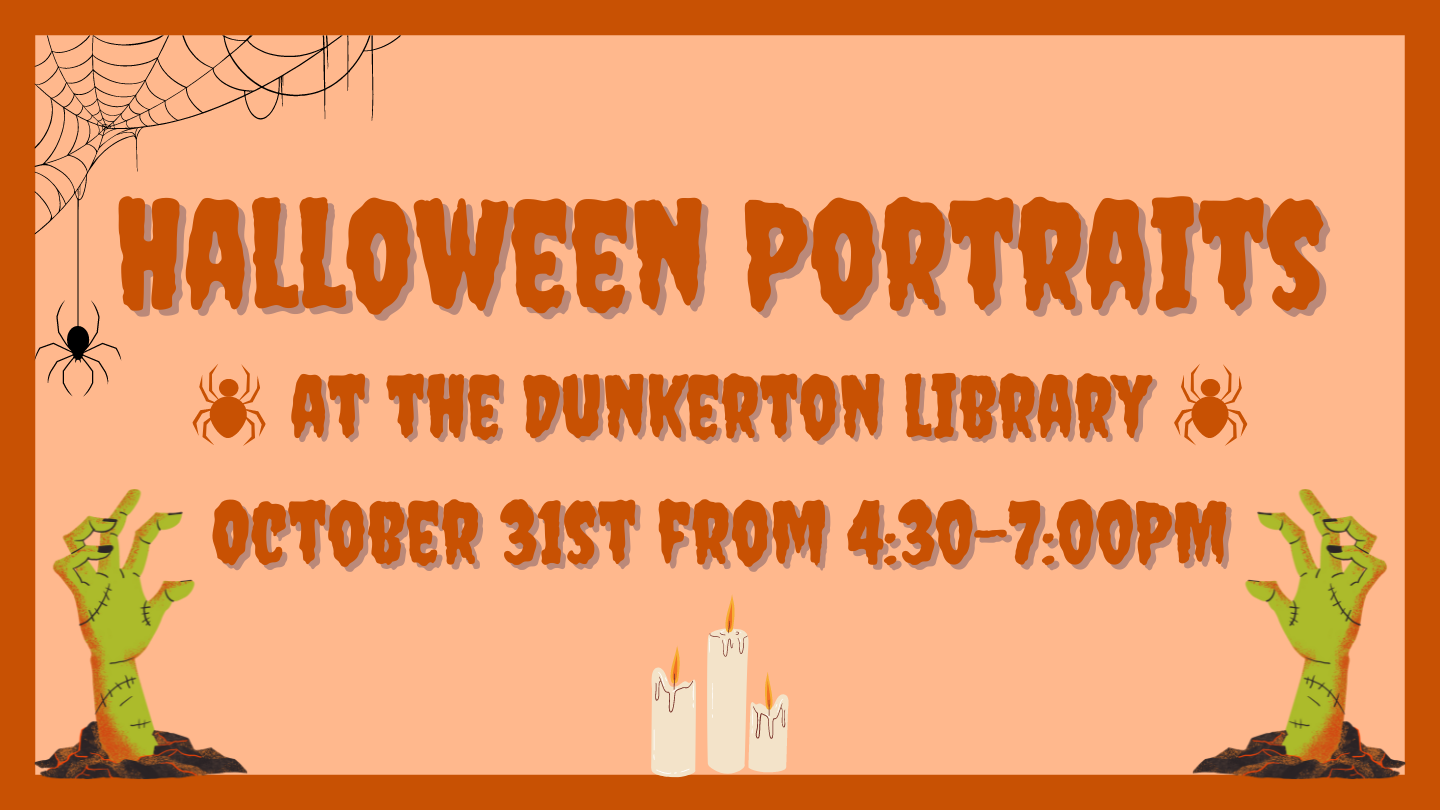 Halloween Portraits Dunkerton Public Library